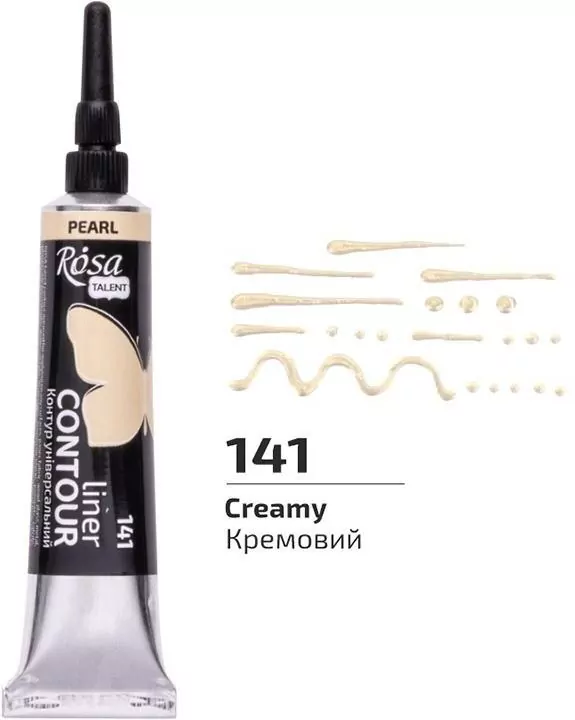 Farba aktylowa kontur universal perł creamy 20ml - tantis.pl