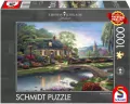 Puzzle PQ 1000 Thomas Kinkade Domek nad strumy G3 - tantis.pl