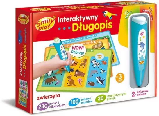 Długopis interaktywny Zwierzęta