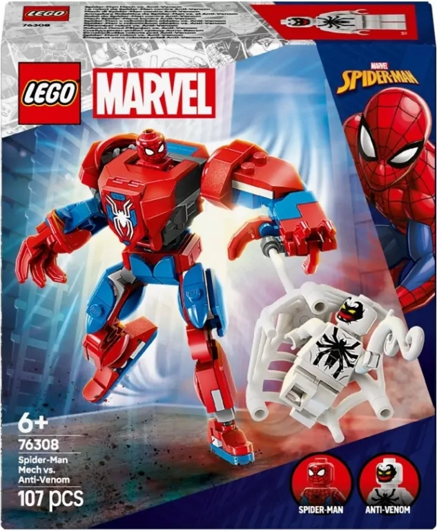 LEGO® Mech Spider-Mana kontra Anti-Venom 76308 - tantis.pl