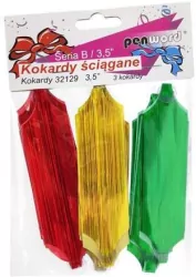 Kokardy ściągane 9cm