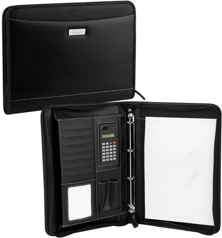 Teczka konferencyjna A4 czarno-czerwona Guriatti - tantis.pl