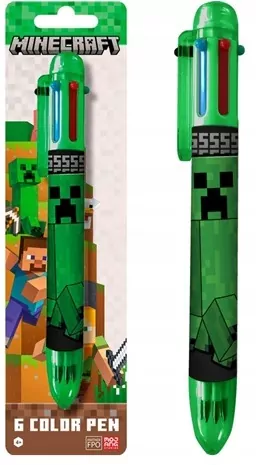 Długopis Minecraft 6 kolorów MC00035 - tantis.pl