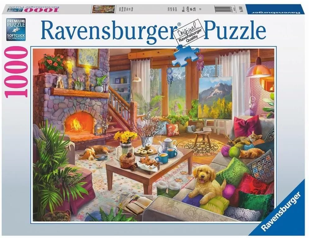 Puzzle 1000 Przytulny pokój - tantis.pl