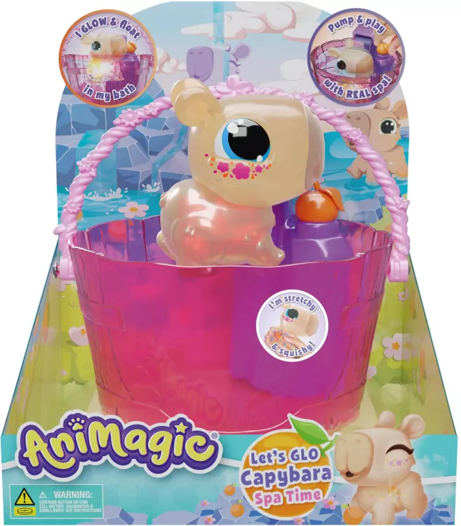 Animagic Let's Glo Capybara Spa Time - tantis.pl