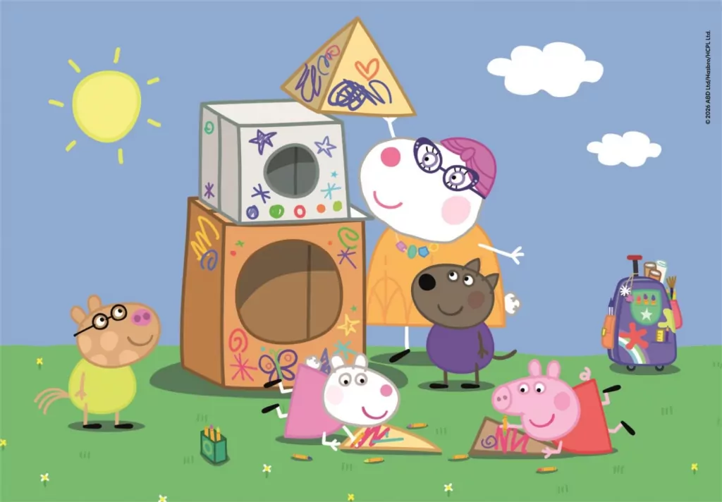 Puzzle 2x60 Peppa Pig - tantis.pl