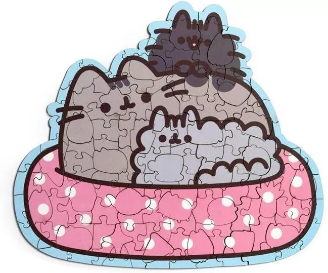Pusheen Puzzle drewniane 130el. - tantis.pl