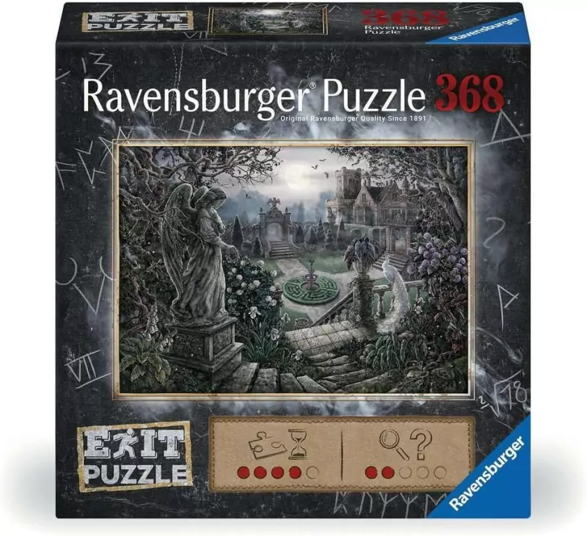 Puzzle 368 Północ w ogrodzie - tantis.pl