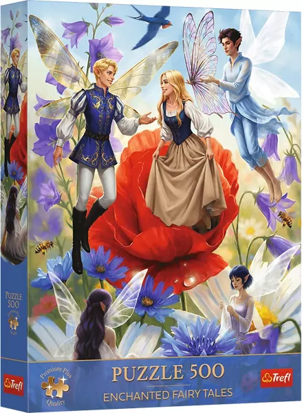 Puzzle 500 Enchanted Fairy Tales: Calineczka TREFL - tantis.pl