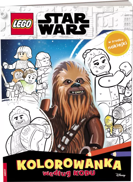 LEGO(R) Star Wars. Kolorowanka według kodu - tantis.pl