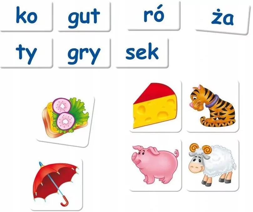 Sylaby. Układanka edukacyjna - tantis.pl