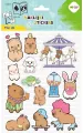 Naklejki 3D Pop Up Kapibara 146x240 HAPPY COLOR - tantis.pl