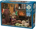 Puzzle 500 Kocięta przy piecyku G3 - tantis.pl