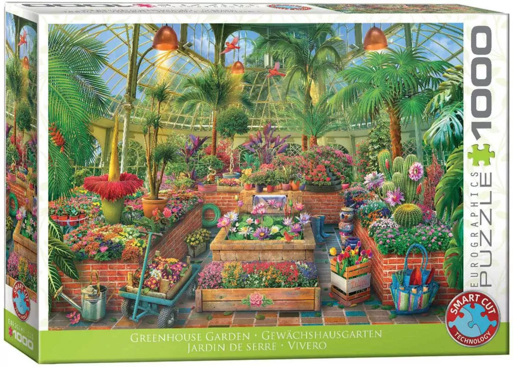 Puzzle 1000 Greenhouse Garden by Eduard 6000-6014 - tantis.pl