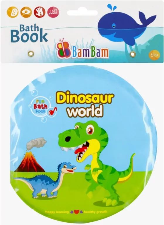 Książeczka do kąpieli. Świat dinozaurów - tantis.pl