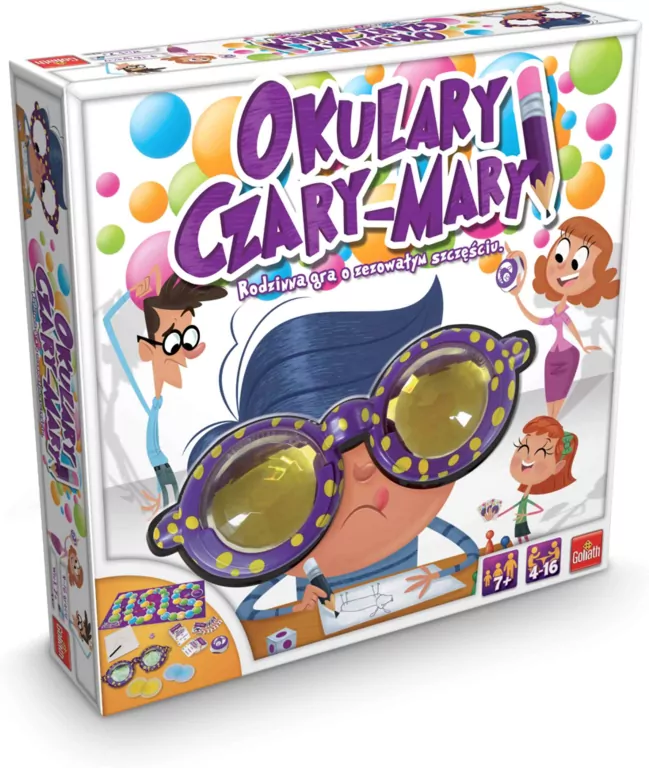 Okulary Czary mary. Rodzinna gra o zezowatym szczęściu - tantis.pl