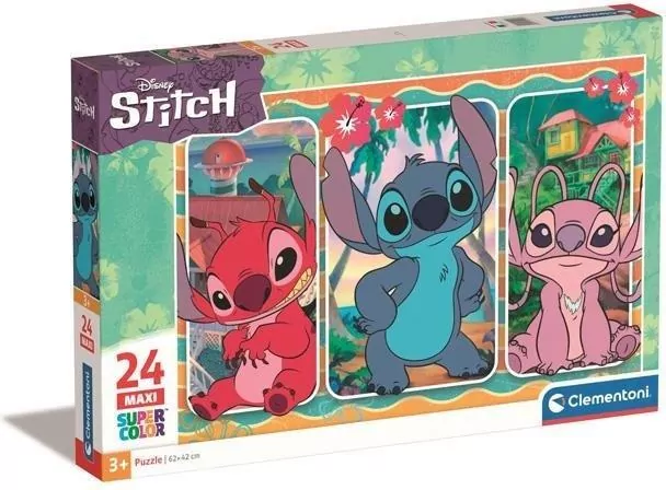 Puzzle 24 Maxi Super Kolor Stitch - tantis.pl