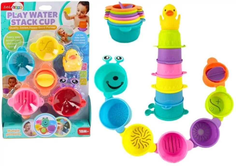 Zabawki do kąpieli Kubeczki 8el - tantis.pl