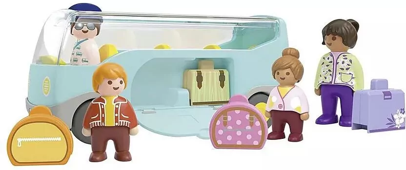 Autobus wycieczkowy. Zestaw z figurkami. Junior 71682 - tantis.pl