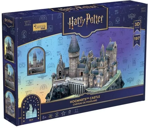 Puzzle 3D Harry Potter zamek Hogwart - tantis.pl
