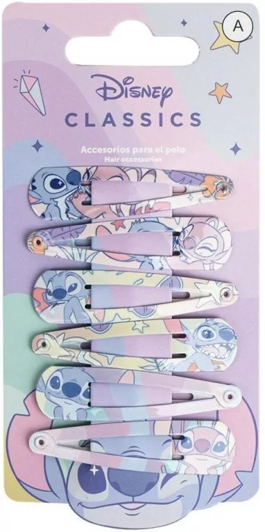 Zestaw spinek do włosów Stitch - tantis.pl