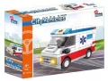 Klocki konstrukcyjne City 102 elementy. Ambulans - tantis.pl