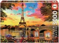 Puzzle 3000. Zachód słońca w Paryżu - tantis.pl