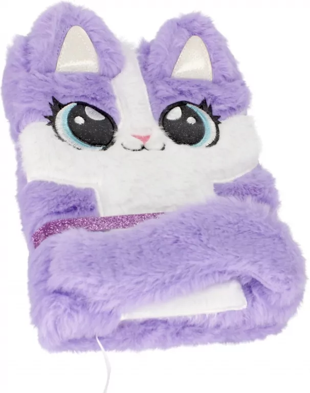 Notes pluszowy A5 Cat Big Eyes - tantis.pl