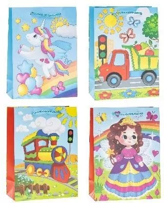 Torebka Pop-Up 3D 18x24x8cm mix ROZETTE - tantis.pl