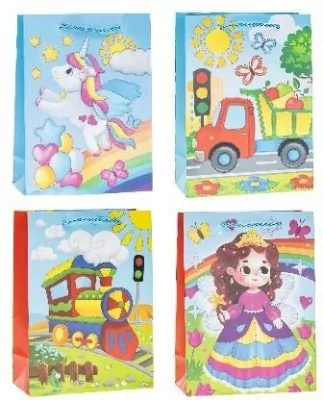 Torebka Pop-Up 3D 18x24x8cm mix ROZETTE