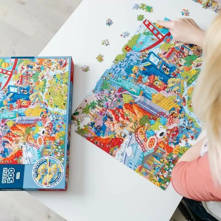 Puzzle 500. Spy Guy USA. Rodzina Treflików. 37480 - tantis.pl
