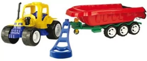 Traktor z rączką. LESZKO - tantis.pl