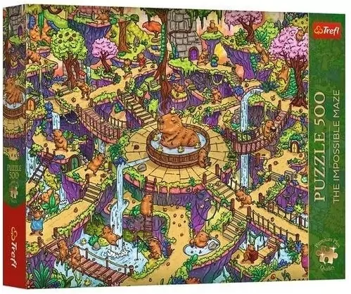 Puzzle 500 The Impossible Maze Kapibary TREFL - tantis.pl