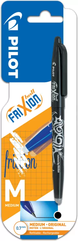 Pióro kulkowe FriXion czarny 0.7 - tantis.pl