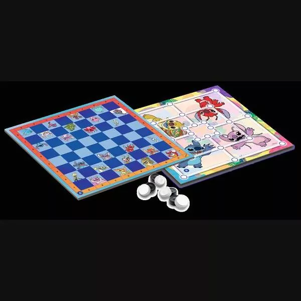 Warcaby i Młynek Lilo&Stitch TREFL - tantis.pl