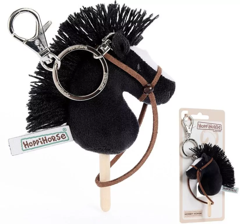 Brelok Hobby Horse czarny 12cm - tantis.pl