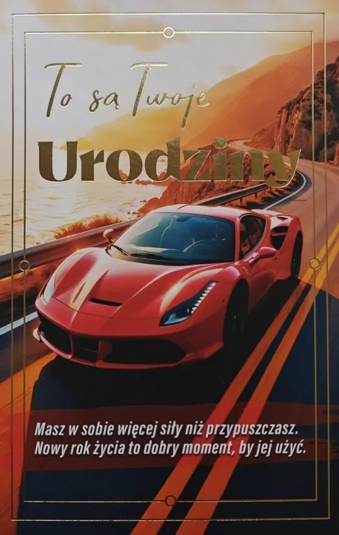 Karnet urodziny z wymiennymi cyframi JCX-238 - tantis.pl