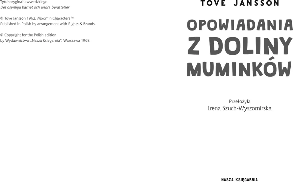 Opowiadania z Doliny Muminków - tantis.pl