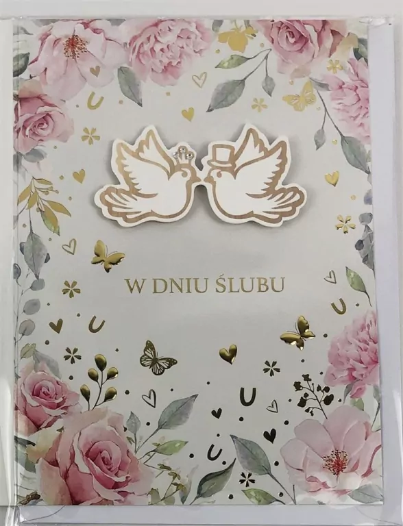 Kartka okolicznościowa Ślub - tantis.pl