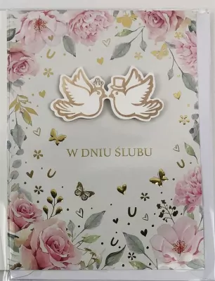 Kartka okolicznościowa Ślub