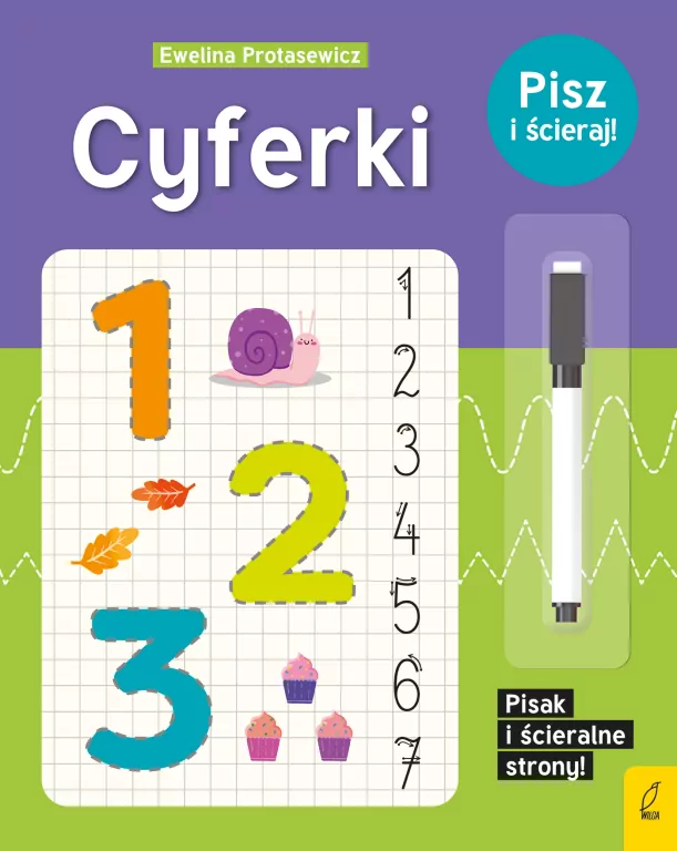 Cyferki. Pisz i ścieraj! - tantis.pl