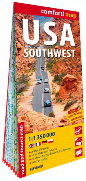 Comfort map USA Southwest 1:1 350 000 - tantis.pl