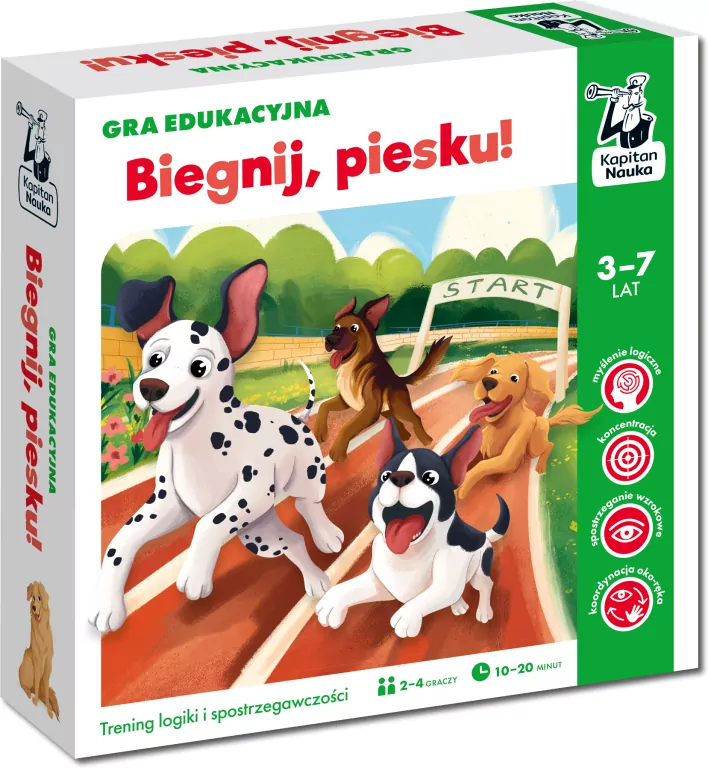 Biegnij, piesku! Gra edukacyjna - tantis.pl