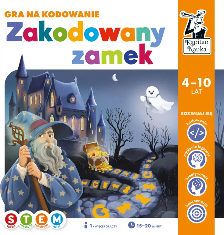 Kapitan Nauka. Zakodowany zamek. Gra na kodowanie - tantis.pl