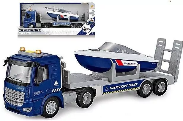 Laweta z motorówką światło, dźwięk - tantis.pl