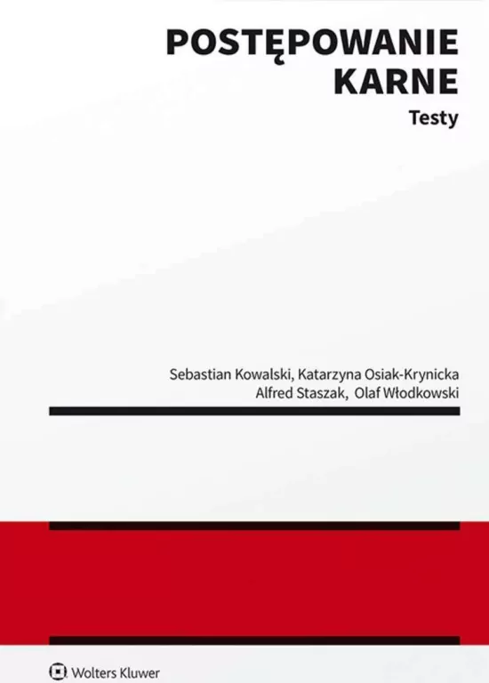 Postępowanie karne. Testy - tantis.pl