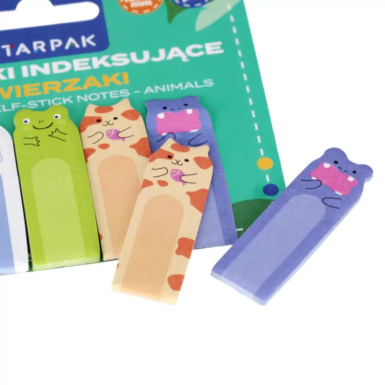 Zakładki indeksujące 5x20k. Zebra - tantis.pl