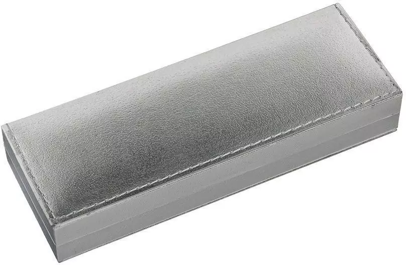 Etui z flokowaną wyściółką srebrne - tantis.pl