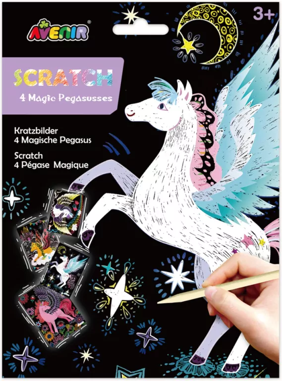 Wydrapywanki. 4 magiczne pegazy - tantis.pl