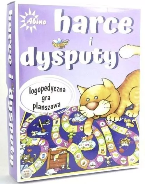 Abino. Harce i dysputy. Logopedyczna gra planszowa - tantis.pl